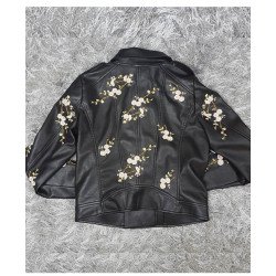 Find Me in Paris Jessica Lord Cropped Leather Jacket