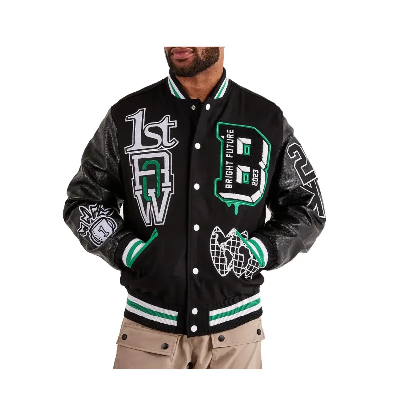 ジャケット・アウター First things First STADIUM JACKET First things First STADIUM JACKET 2024 / GREEN 通販