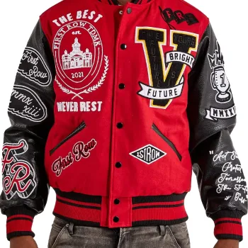First Row The Best Never Rest Varsity Jacket
