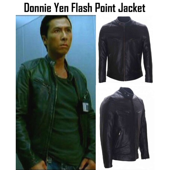 Flash Point Film Donnie Yen Leather Jacket