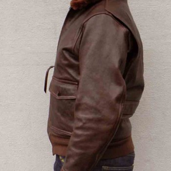 Men's WW2 AN-6552 Flight Aviator Leather Jacket