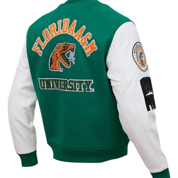 Florida A&M Rattlers Green Varsity Jacket
