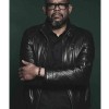 Forest Whitaker Snap Tab Collar Leather Jacket