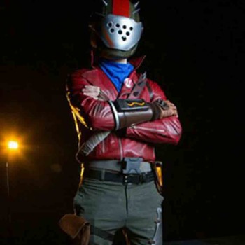 Fortnite Rust Lord Red Leather Jacket