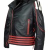 Freddie Mercury Concert Black Leather Jacket