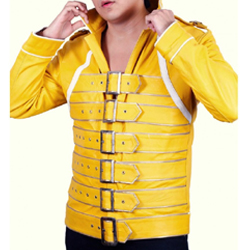 Freddie Mercury Yellow Leather Jacket Freddie Mercury Yellow Leather Jacket