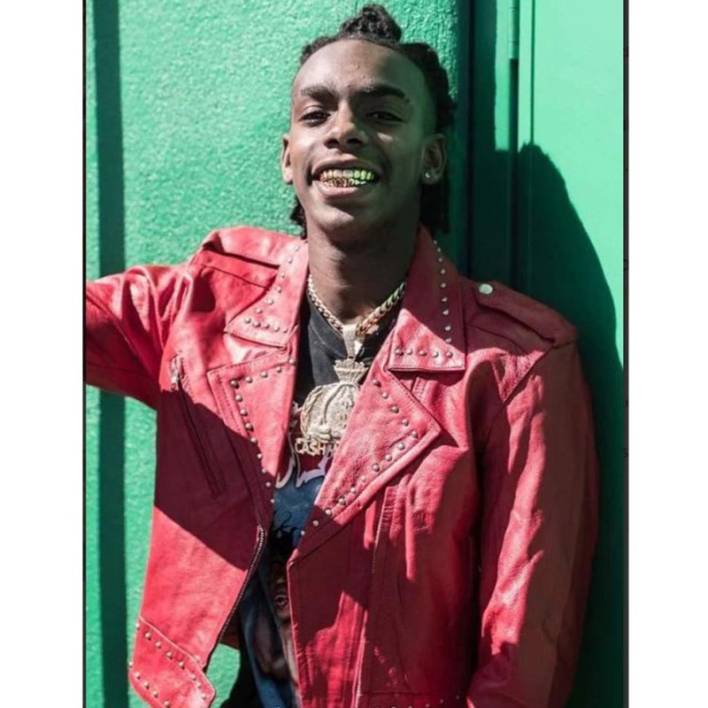 Freddy Krueger YNW Melly Studded Leather Jacket Freddy Krueger YNW Melly Studded Leather Jacket