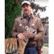 Joe Exotic Tiger King Brown Leather Jacket