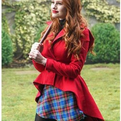 Riverdale Madelaine Petsch Red Wool Frock Coat
