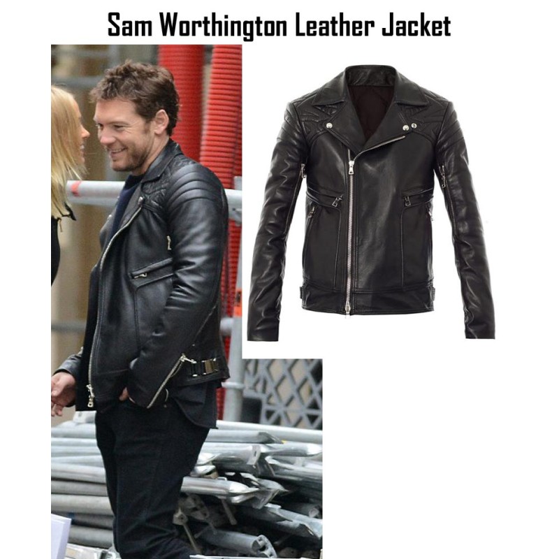 Sam Worthington From Paris With Love Leather Jacket Sam Worthington From Paris With Love Leather Jacket