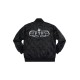 FTP Diamond Quilted Black Bomber Jacket