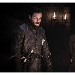 Game of Thrones Winterfell Jon Snow Leather Coat