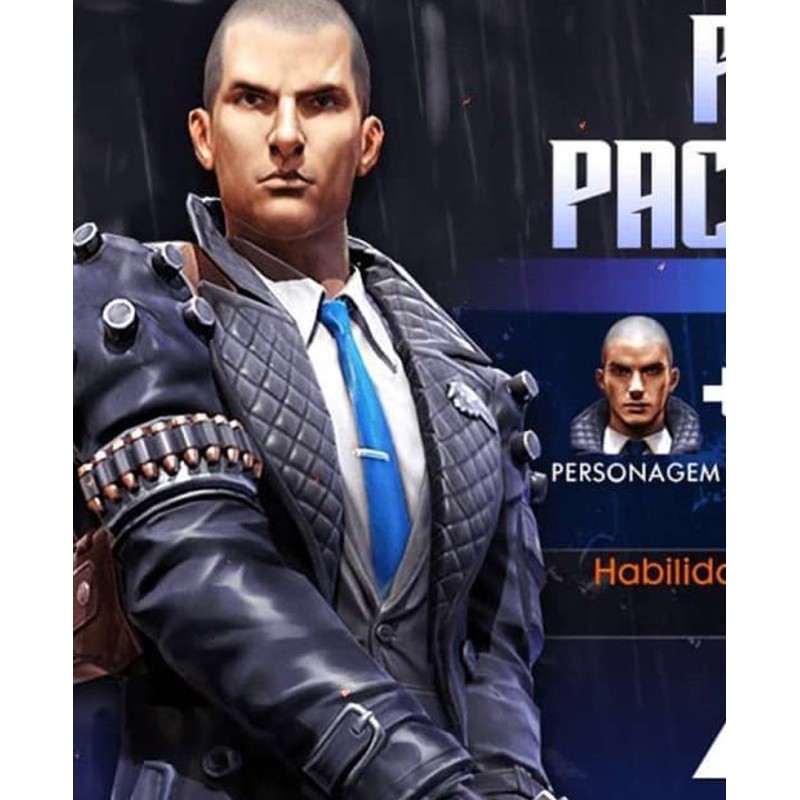 Garena Free Fire Rafael Quilted Leather Coat Garena Free Fire Rafael Quilted Leather Coat