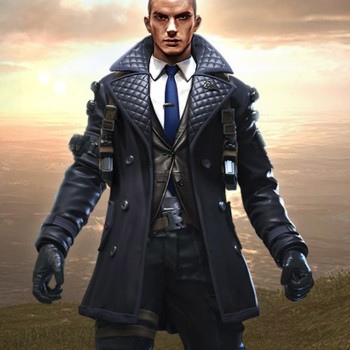 Garena Free Fire Rafael Quilted Leather Coat