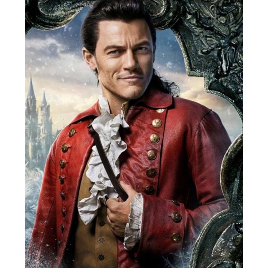 Luke Evans Beauty and The Beast Leather Coat