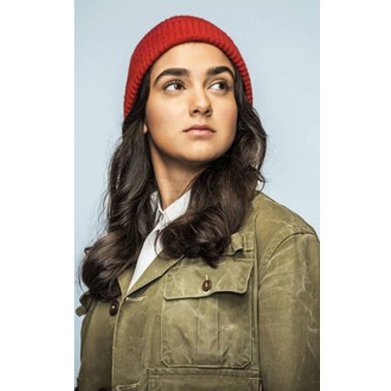 Geraldine Viswanathan Miracle Workers Denim Jacket Geraldine Viswanathan Miracle Workers Denim Jacket