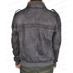 Pilou Asbæk Ghost in the Shell Batou Leather Jacket
