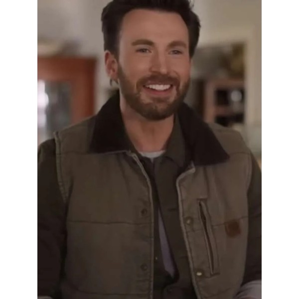 Ghosted Chris Evans Grey Vest Ghosted Chris Evans Grey Vest