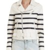 Global Citizen Katie Holmes Striped Leather Jacket