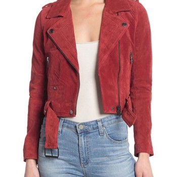 God Friended Me Violett Beane Biker Red Jacket