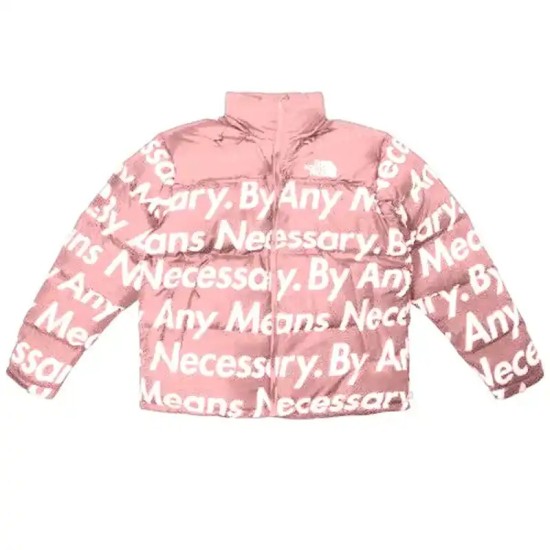 Goku Drip Pink Puff Jacket