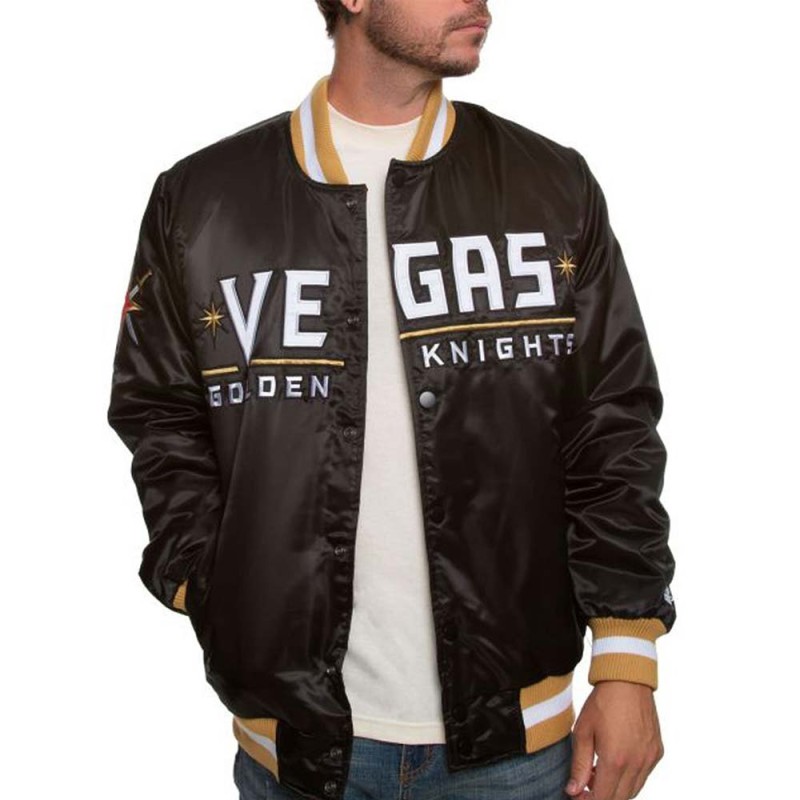 Golden Knights Vegas Bomber Jacket Golden Knights Vegas Bomber Jacket