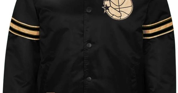 golden state warriors jacket black