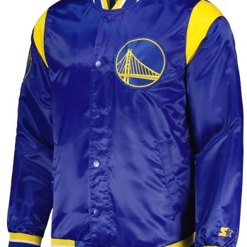 Golden State Warriors Force Play Varsity Jacket