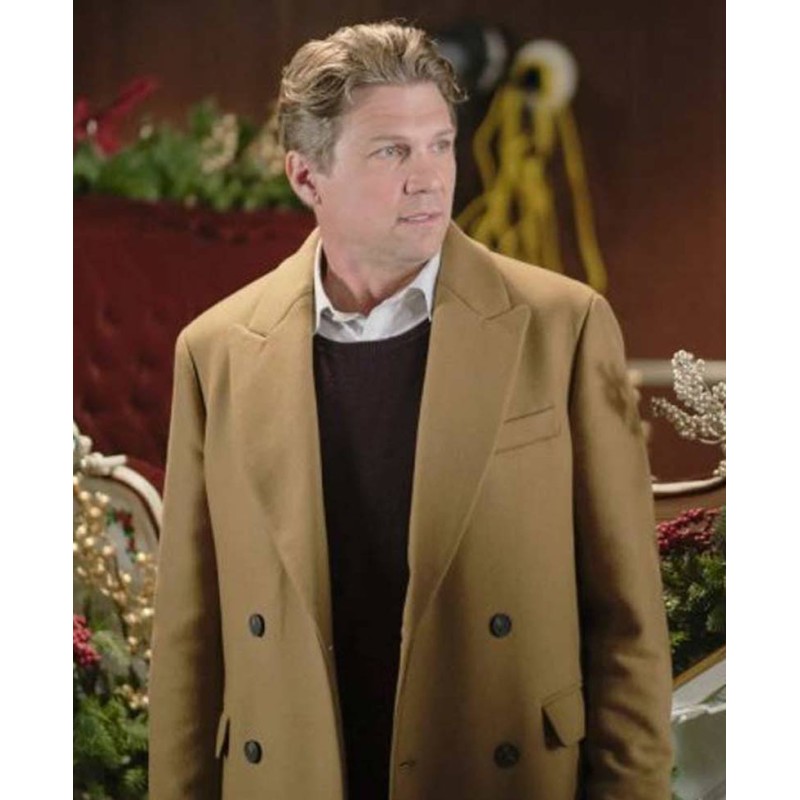 Good Morning Christmas Marc Blucas Brown Wool Coat Good Morning Christmas Marc Blucas Brown Wool Coat