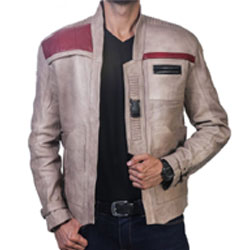 Star Wars Poe Dameron and Finn Leather Jacket Star Wars Poe Dameron and Finn Leather Jacket