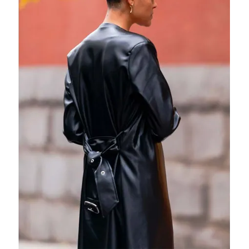 Gossip Girl Jordan Alexander Leather Coat Gossip Girl Jordan Alexander Leather Coat