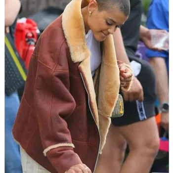 Gossip Girl Jordan Alexander Shearling Jacket