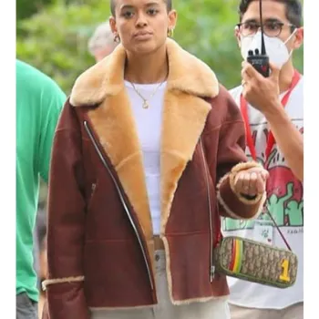 Gossip Girl Jordan Alexander Shearling Jacket