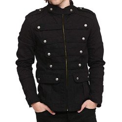 Men's Military Unique Style Steampunk Gothic Jacket