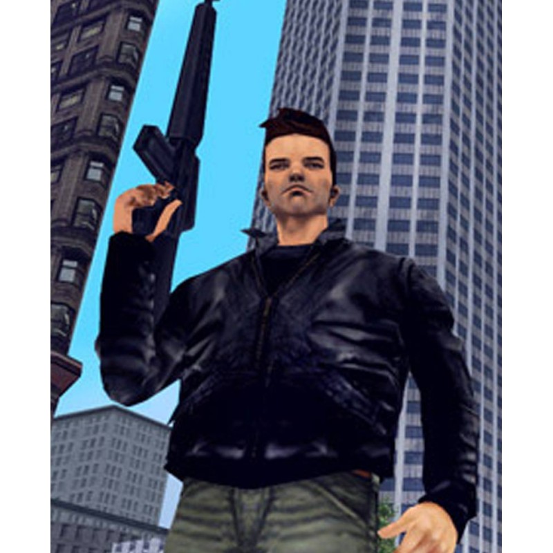 Grand Theft Auto Claude Bomber Leather Jacket Grand Theft Auto Claude Bomber Leather Jacket