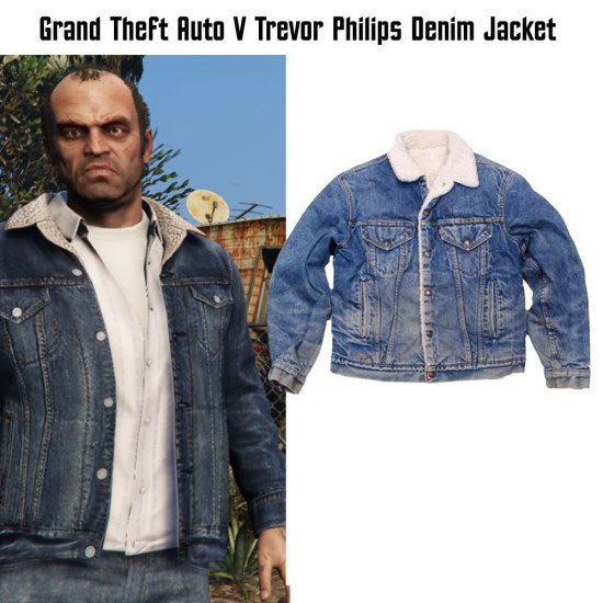 GTA V Trevor Philips Shearling Jacket