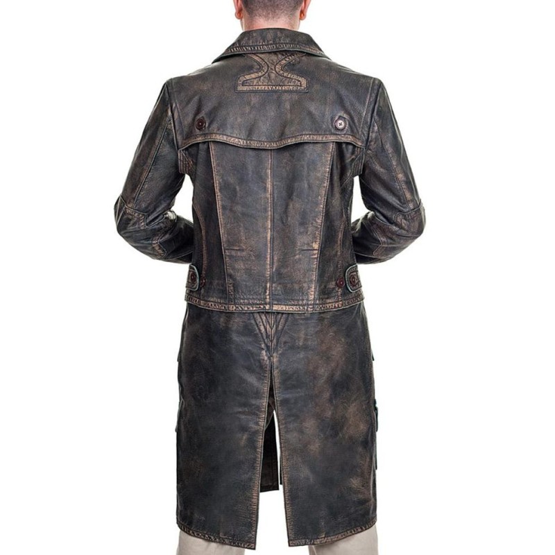 Nolan Defiance Grant Bowler Leather Coat Nolan Defiance Grant Bowler Leather Coat
