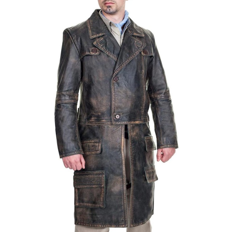Nolan Defiance Grant Bowler Leather Coat