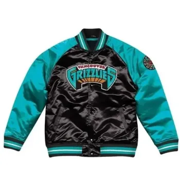 Grizzlies Varsity Satin Jacket