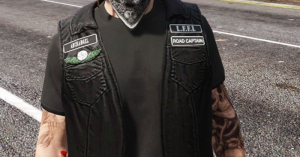Gta 5 The Lost Mc Leather Vest Films Jackets