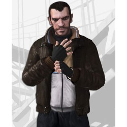 Niko Bellic GTA IV Leather Jacket