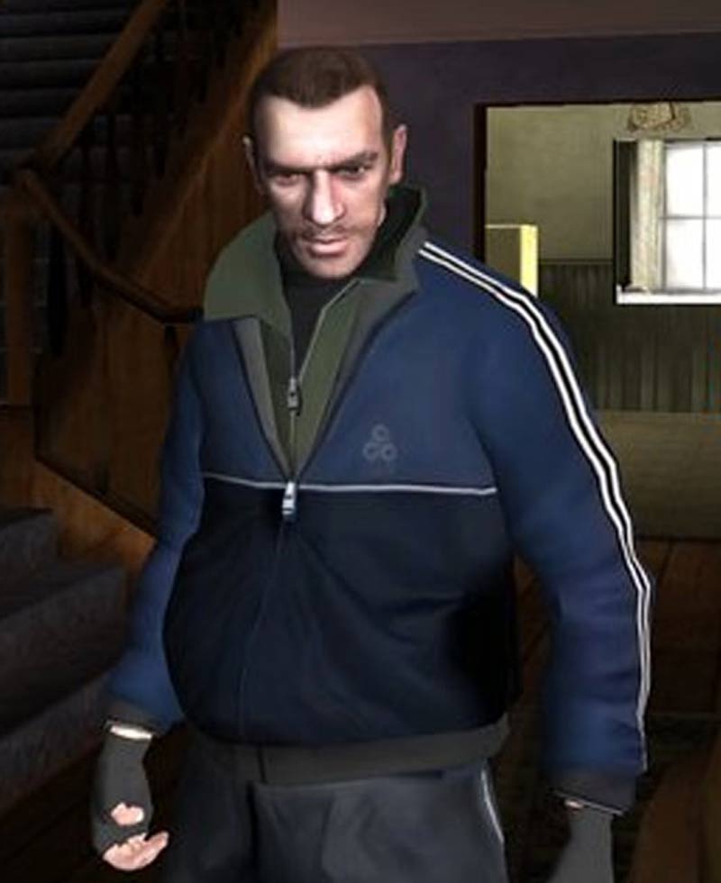 GTA IV Niko Bellic Blue Jacket