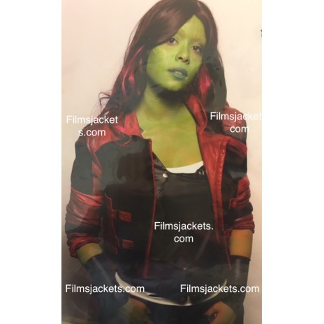 Guardians of The Galaxy Vol. 2 Gamora Leather Jacket Guardians of The Galaxy Vol. 2 Gamora Leather Jacket