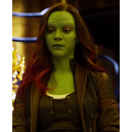Guardians of The Galaxy Vol. 2 Gamora Leather Jacket