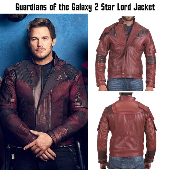 Guardians of The Galaxy 2 Film Star Lord Jacket