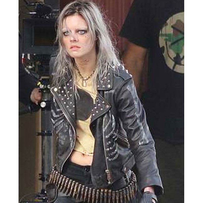 Guns Akimbo Nix Studded Leather Jacket