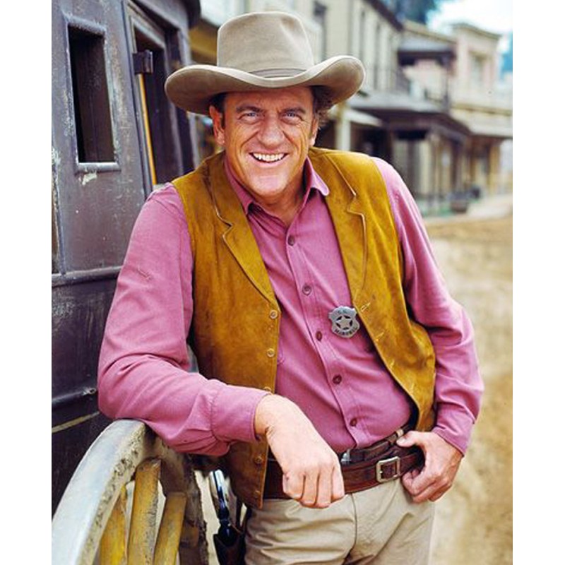 James Arness Gunsmoke Suede Vest James Arness Gunsmoke Suede Vest