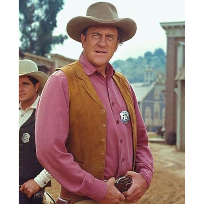James Arness Gunsmoke Suede Vest James Arness Gunsmoke Suede Vest