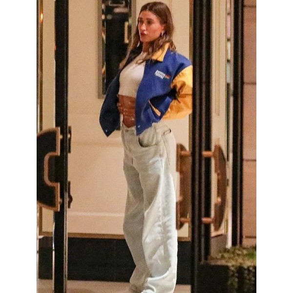 Hailey Bieber Benetton Formula 1 Jacket Hailey Bieber Benetton Formula 1 Jacket