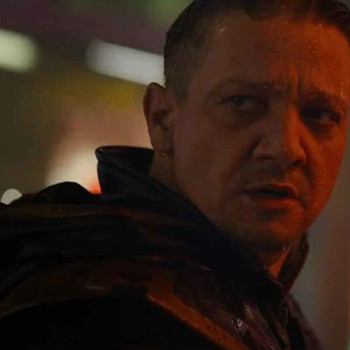Hawkeye Avengers Endgame Leather Hoodie